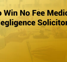 no win no fee medical negligence solicitors
