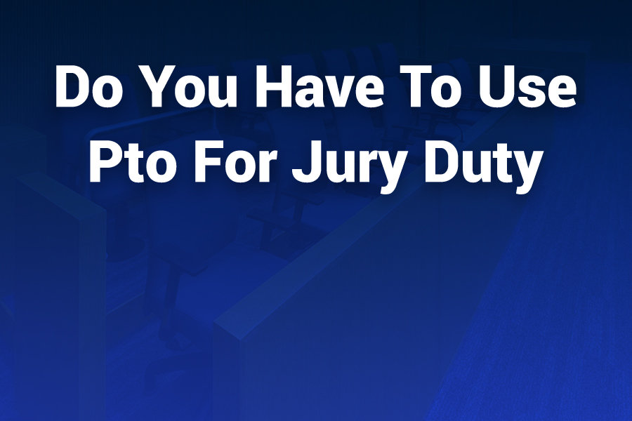 do you have to use pto for jury duty