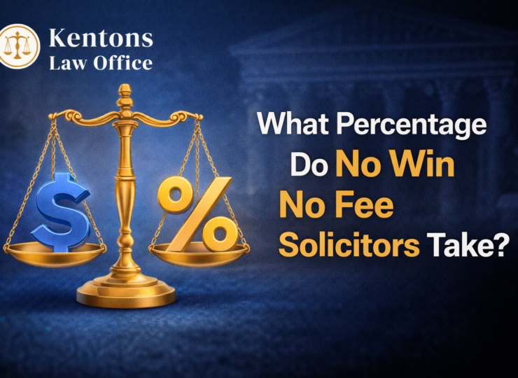 what percentage do no win no fee solicitors take